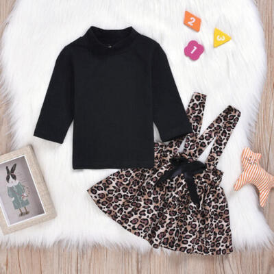 

2pcs Toddler Kid Baby Girl Outfit Clothes Long Sleeve Shirt TopsSkirt Dress Set