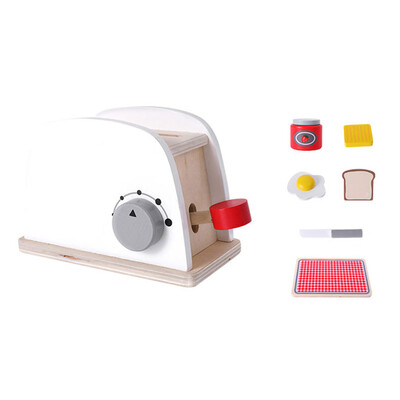 

Siaonvr Childrens Play House Kitchen Toy Set Wooden Simulation Bread Machine