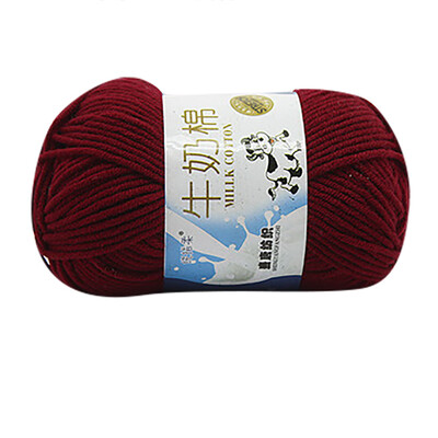 

Gobestart SALE Lot of 1PC 50g NEW Chunky Colorful Hand Knitting Scores Milk Cotton