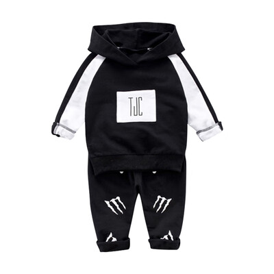 

autumn winter baby Boys clothes cotton Deer hoodie coat pants kids 2pcs suit baby boy clothing sets infant clothing