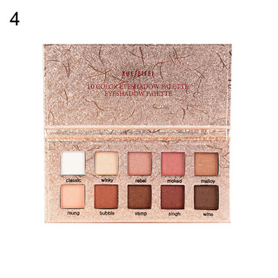 

10 Colors Shiny Waterproof Eyeshadow Tray Palette Long Lasting Women Makeup
