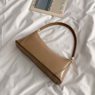 

Tailored Women 2019 New Handbags Casual Solid Shoulder Bags Retro Fashion Bags Trendy Bag