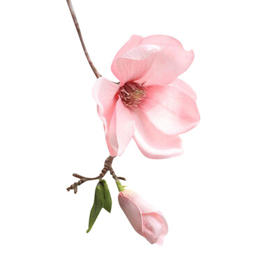 

Gobestart Artificial Fake Flowers Leaf Magnolia Floral Wedding Bouquet Party Home Decor