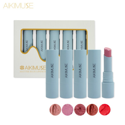 

Waterproof Nude Matte Lipstick Set Glossy Long Lasting Lip Stick Sexy Red Velvet Lip Red Brown Pigments Makeup Gift Beauty Lips