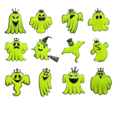 

Alloy Pins Cartoon Ghost Brooch Lapel Pin Halloween Pins Button Badges Jewelry for Cool Gifts