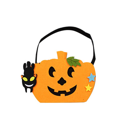

Toponeto Halloween Pumpkin Bag New Portable Funny Dress Up Small Accessories Candy Bag