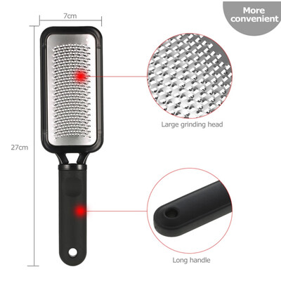 

Foot brush Stainless steel foot plate Exfoliating old pedicure care tools Callous Remover Pedicure Tools Skin Care Brush