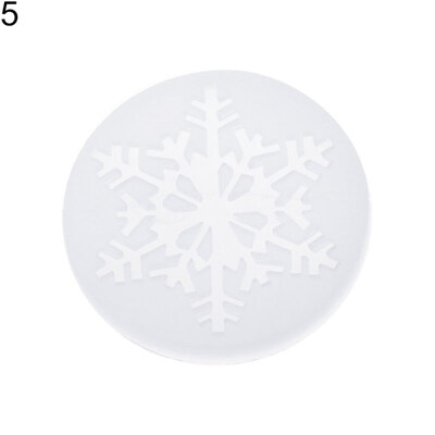 

5Pcs Silicone Christmas Snowflake DIY Mold Bracelet Jewelry Handcraft Mould Tool