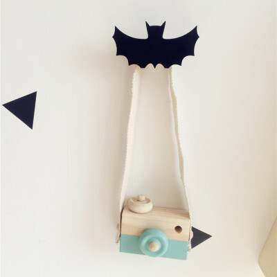 

Creative Wooden Rocket Bat Batman Decoration Hook For Childrens Room Wall Decoration Hanger Hook Holder Home Decor