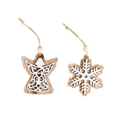 

Tailored Christmas Decoration Creative Wooden Crafts Christmas Pendant Hanging Ornaments