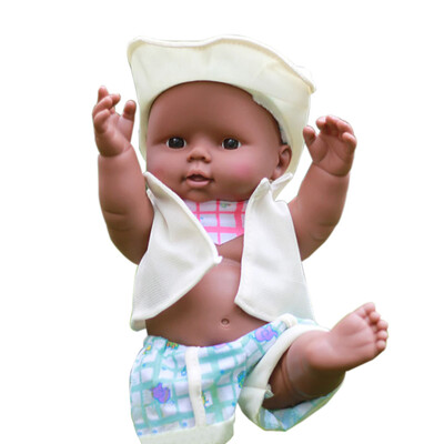 

Tailored Realistic Simulation Dolls Cuddle Baby Africa Newborn Cute Baby Boy Gift Kids
