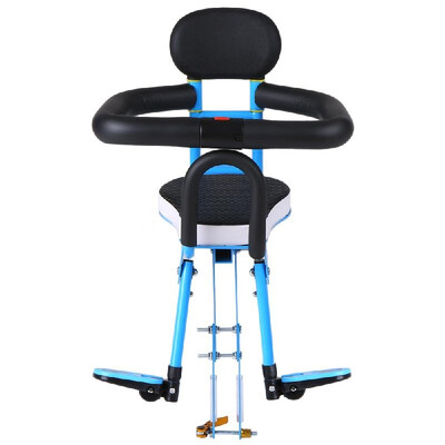 

Front Mount Child Bicycle Seat Kids Saddle Children Safety Front Seat Saddle Cushion with All-around Handrail for Mountain Bike