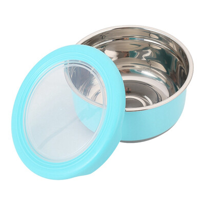

1 Pcs Stainless Steel Lunch Box Round food container 220-1200ML Fresh Keeping Household Sealing Storage Box Leakproof