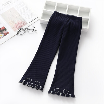 

2019 Kids Leggings Autumn Girls Leggings Children Cute Stretchy Warm Heart-shaped print Trousers Bottoms Candy Girls Pants 25