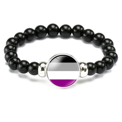 

Gay Pride Lgbt Rainbow Lgbt Beads Bracelets Bangles For Lesbian Gay Jewelry Gifts