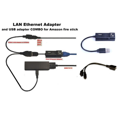 

Buffering Reducing LAN Ethernet Adapter for FIRE TV 3 or STICK GEN 2