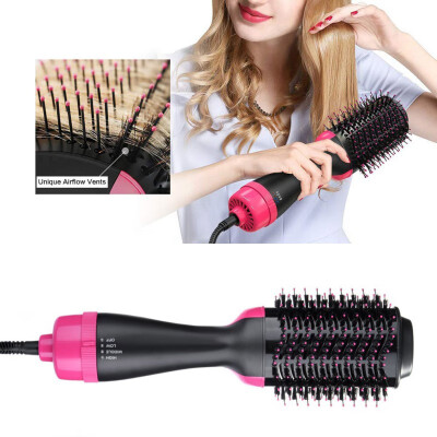 

Professional Hair Dryer Brush 2 In 1 Hair Straightener Curler Comb Electric Blow Dryer With Comb Hair Brush Roller Styler