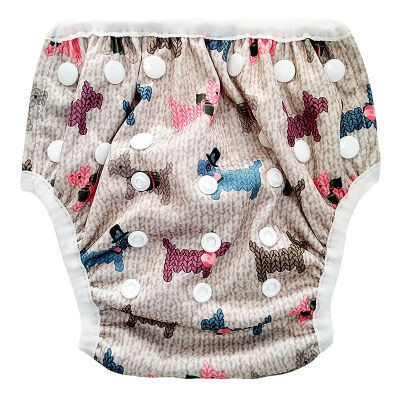 

Washable Baby Cloth Diaper Cover Waterproof Cartoon Baby Diapers Reusable Cloth Nappy Suit Adjustable