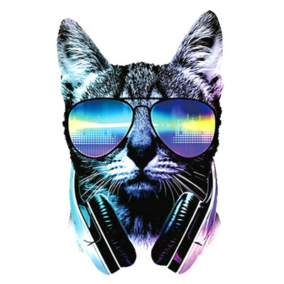 

Cool Dog Leopard Patches Heat Transfer Sticker Iron On Applique Clothes Ornament