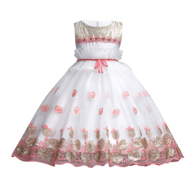 

Summer Flower Girl Dress Ball Gowns Kids Dresses For Girls Party Princess Girl Clothes For 3-14 Year Birthday Dress