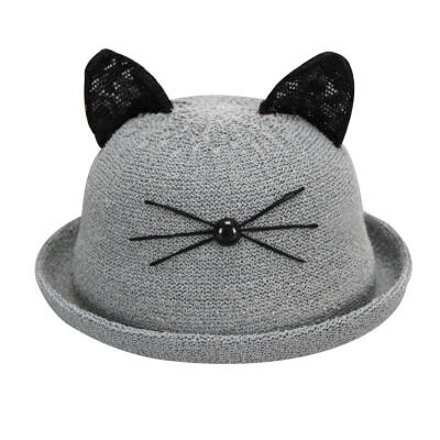 

Fashion Cute Cartoon Cat Baby Boys Girls Hat Soft Sun Cap Baby Summer Hats Newborn Baby Boy Caps