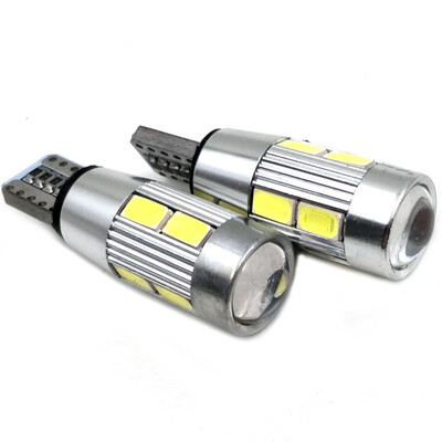 

Car T10 White LED Light Bulb Car T10 LED Bulbs 10SMD 5630 Led Headlight Bulb 2PcsLot 12V W5W