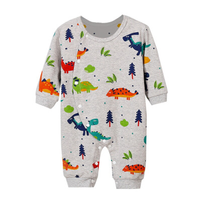 

Autumn Baby Boy Girl Casual Romper Infant Cartoon Print Long Sleeve Children Bodysuit Jumpsuit Outfits