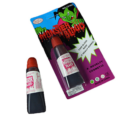 

Fake Blood Horror Fancy Dress Costume Halloween Party Joke Red Tool Unique Toy Popular for Halloween Fake Blood Makeup Body
