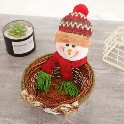 

Candy Storage Basket Merry Christmas Decoration Santa Claus Storage Basket Gift Christmas Decorations For Home