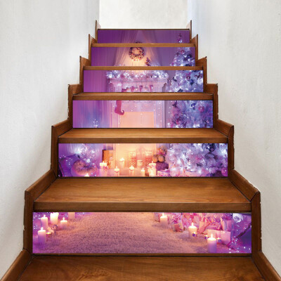 

Tailored DIY Steps Sticker Removable Stair Sticker Home Christmas Decor Ceramic Tiles Pat