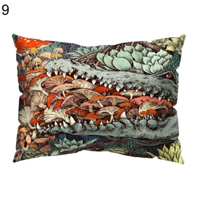 

Flower City Forest Planet Pillow Case Cushion Cover Sofa Bed Car Office Decor