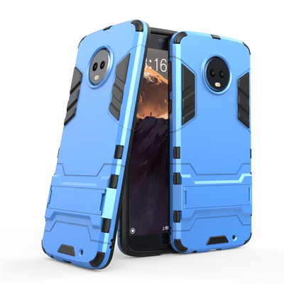 

Goowiiz Phone Case For Motorola Moto G6G6 PlusZ2 Play Armor PCTPU Silicone Hard Bracket Double Protection