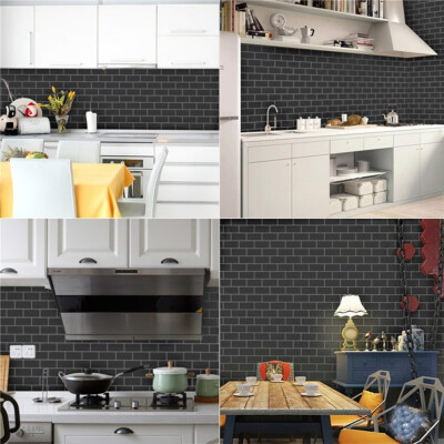 

Unique 3D Wall Sticker Three-dimensional Tile Wall Stickers Anti-fouling Self-adhesive Wall Stickers