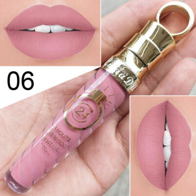 

High-capacity Matte Matte Lip Gloss Female 20 Colors Long-Lasting Nutritious Lipstic Women Lip Make Up Cosmetics Big Lip Gloss