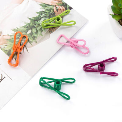 

10Pcs High Quality Colorized Random Clothes Pegs Hanging Clothes Pins Clothespins Cute Beach Towel Clips Home Bed Sheet Clamps