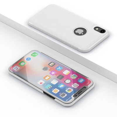 

MOONCASE Apple iPhone Xs Max Bracket Mirrored Leather Case - Silver