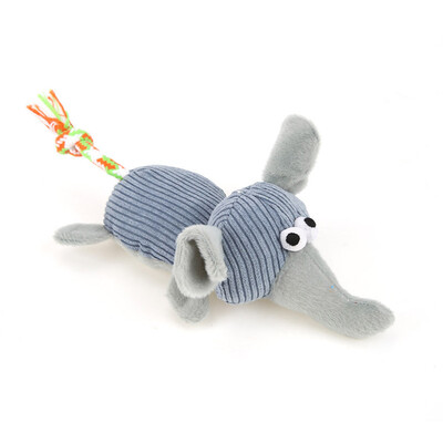 

Gobestart Pet Cat Dog Squeaky Toy Squeaker Sound Chew Fetch Interactive Plush Toy