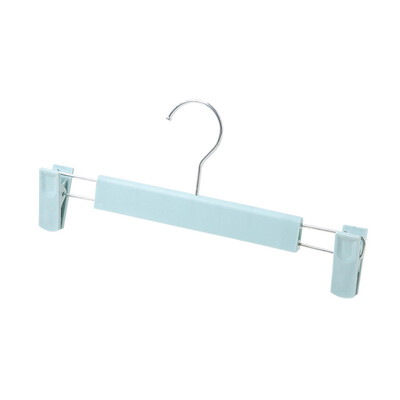 

Multifunctional Plastic Pants Clip Trouser Storage With 2 Clip Clothes Hanger