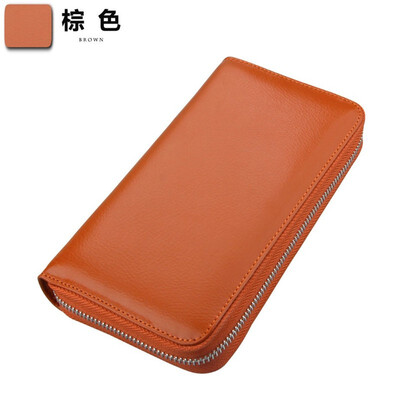 

Real pickup bag passport bag rfid large capacity long multi-functional men&women multi-card