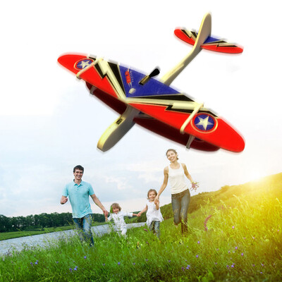 

Tailored Foam Throwing Glider Airplane Inertia Charging Flying Aircraft Toy Hand Launch