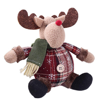 

Christmas Doll Santa Claus Snowman Reindeer Xmas Tree Hanging Ornament Decor
