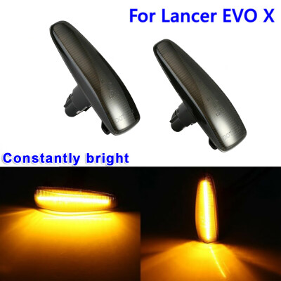 

1 Pair Car Auto LED Side Fender Turn Signal Marker Light Lamp For Lancer EVO X