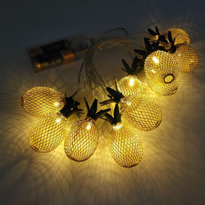 

Pineapple Fruit String Lights Yellow Light New Year Wedding Party LED Light Outdoor Christmas Decoration Lamp