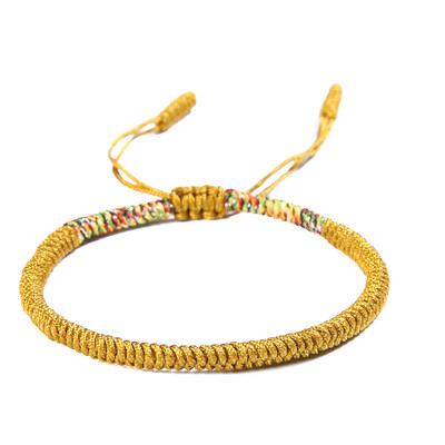 

Tibetan Buddhist Lucky Knot Bracelets & Bangles For Women Men Handmade Woven Rope Amulet Bracelet Jewelry Gifts