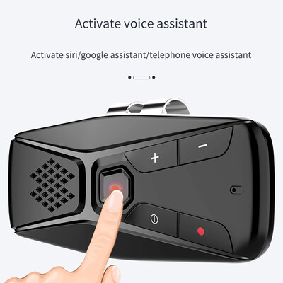 

Handsfree Bluetooth Car Wireless Speaker Auto Sun Visor MP3 Player Bluetooth 50 Speaker Phone for Phone Hands Free
