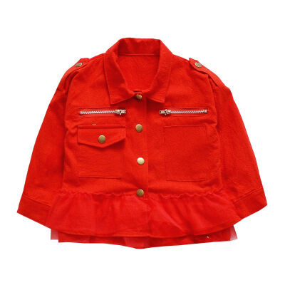 

Baby Clothes Blouse Style Coat Spring Kids Girl Coats Solid Causal Baby Girl Jacket Autumn