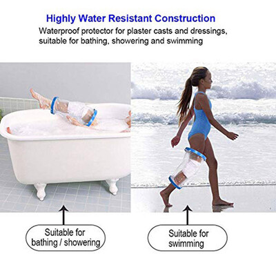 

〖Follure〗New Reusable Waterproof Adult Foot Cast Bandage Protector Clear Bathing Cover