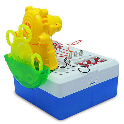 

YIWULABear bubble machine science experiment children DIY homemade educational toys