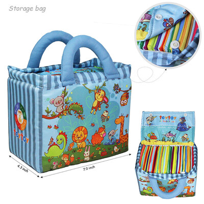 

YIWULABaby Toy Zoo Series 26pcs Soft Alphabet Cards with Cloth Bag for Over 0 Years