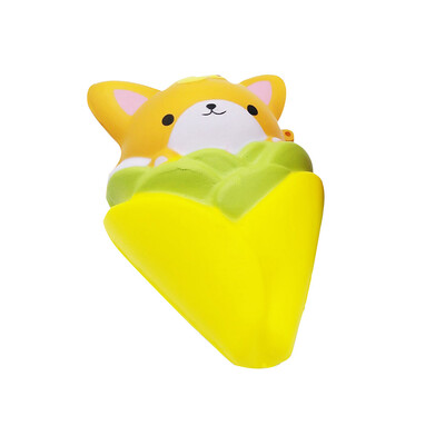 

YIWULAMini Adorable Fox Corn Super Slow Rising Kids Fun Stress Reliever Toy